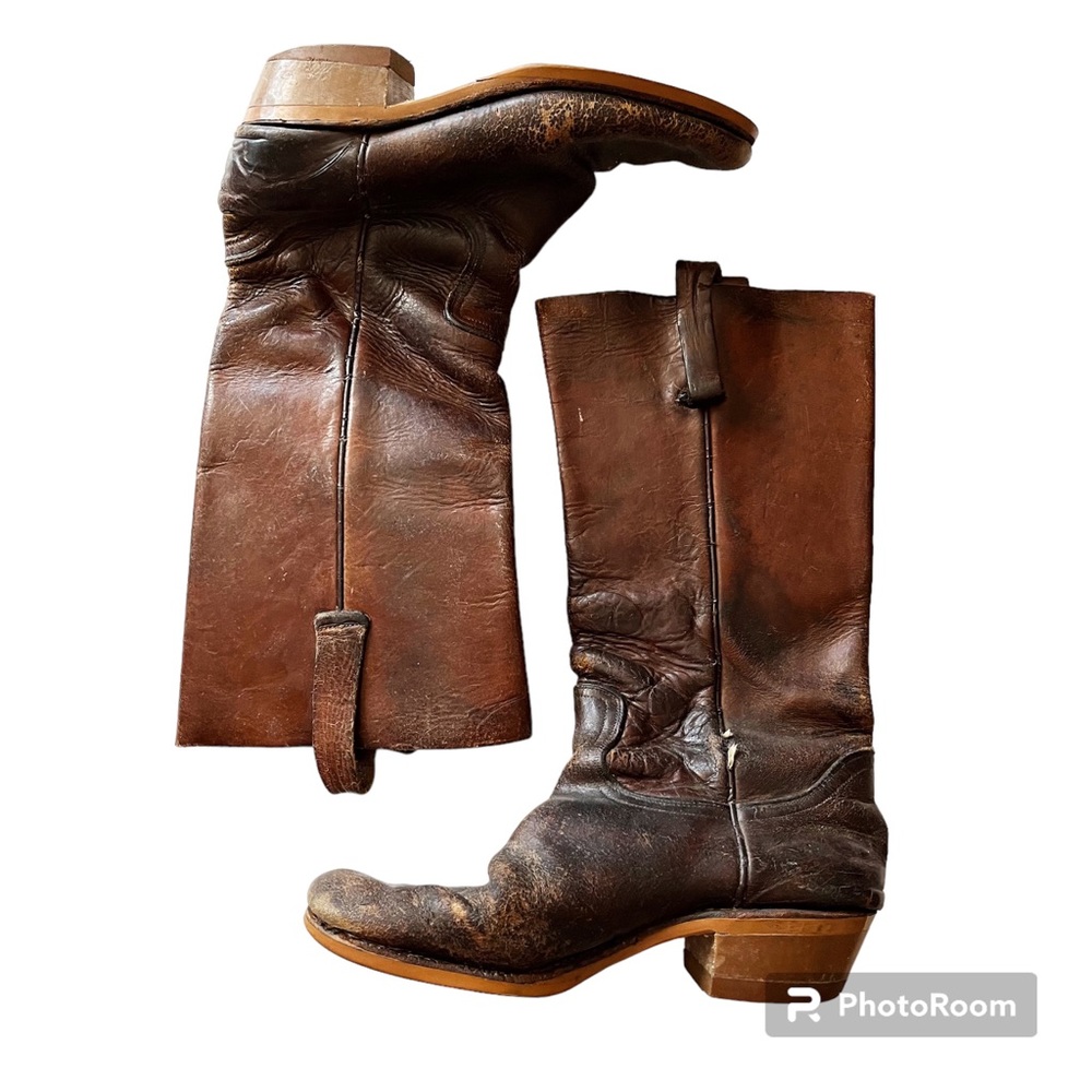 Frye Vintage Cavalry Leather Boots